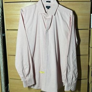 J Crew Red and White Check Dress Shirt